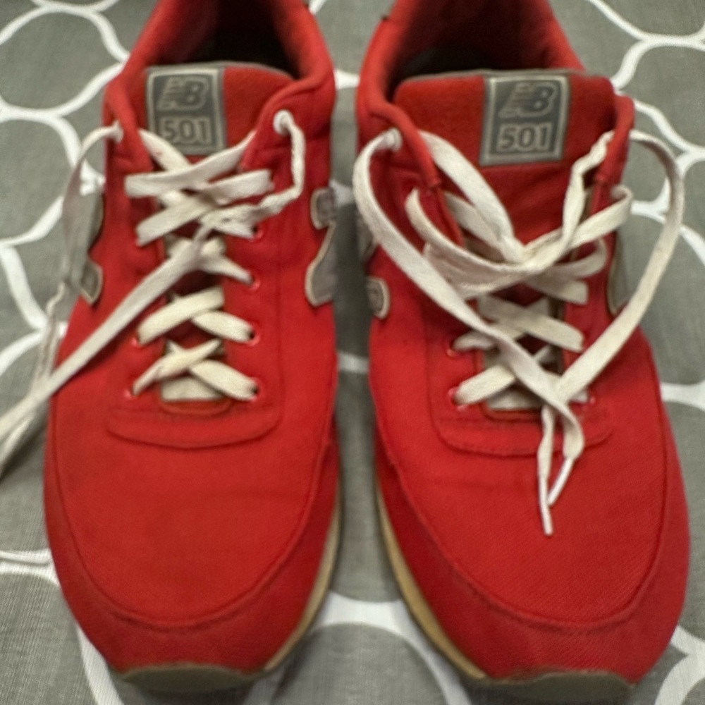 Vintage Red New Balance 501 Size 15 Excellent Condition